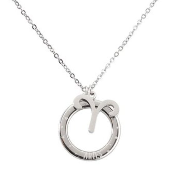 NWT Quotes by Izzy and Oliver Stainless Steel Aries Pendant Necklace - Picture 1 of 2